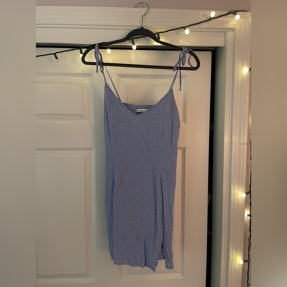 a&f periwinkle sun dress